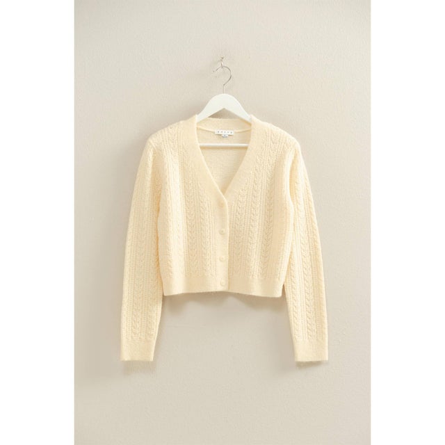 トップス HerliptoAerienneCable-KnitRibbonCardigan Easter Styles & Gifts | Giggleblossom Boutique